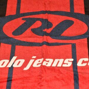 Vintage Polo Jeans Beach Towel - New - 31'' X 63'' - New
